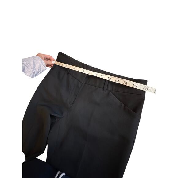Theory Women’s Black Classic Wool Blend Straight Leg Dress Pants Size 8 - Picture 7 of 12
